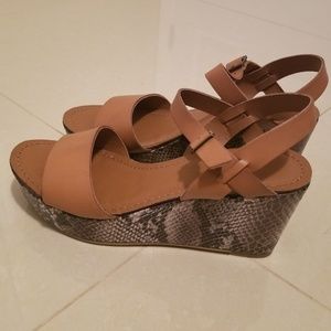 NEW GH Bass platform sandals wedges size 7.5